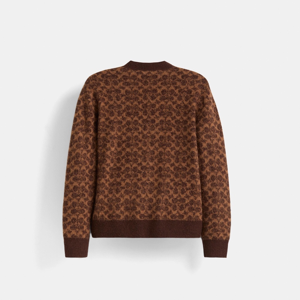 Coach Restored Signature Cardigan Size Small - Picture 3 of 3